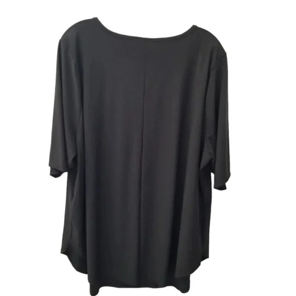 Torrid Athletic Wear Grey  V-Neck Short Sleeve Shirt Size 3X - Picture 2 of 6